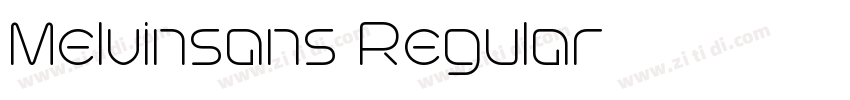 Melvinsans Regular字体转换 Melvinsans Regular字体转换